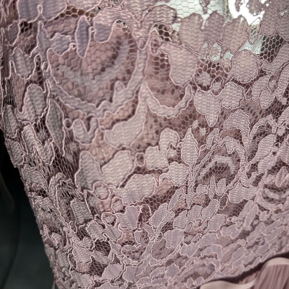 Elegant Lace Bodice Prom Dress in Blush Pink - Picture 7 of 8